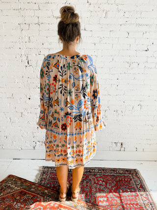 The Wildflower Mini Dress - Oat