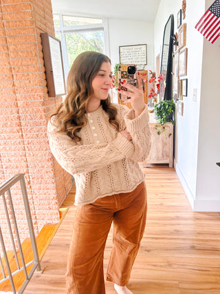 Cammie Cordurory Pants - Camel