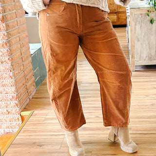 Cammie Cordurory Pants - Camel