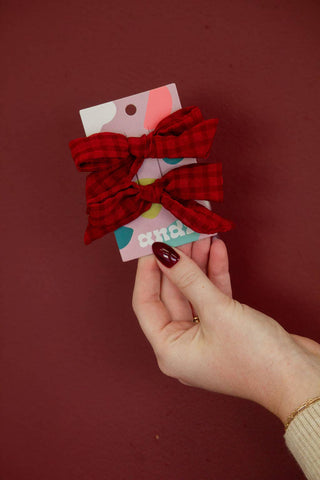 Red Quincy Bow 2-Pack