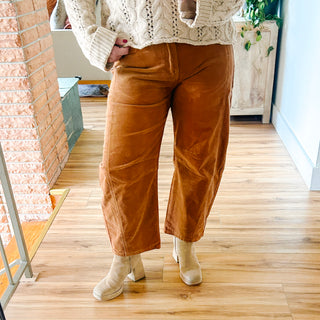 Cammie Cordurory Pants - Camel