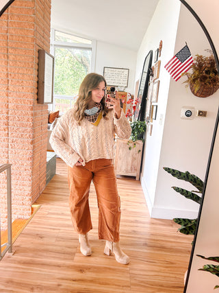 Cammie Cordurory Pants - Camel