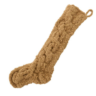 Extra Long Cable Knit Stocking