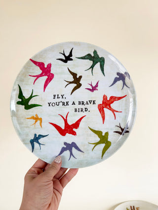 Whimsy Melamine Plate