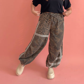 Camo Patchwork Jogger - Best Seller!