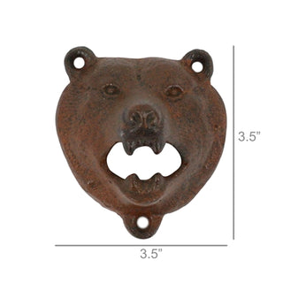 Bear Head Bottle Opener