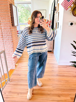 Daria Cropped Barrel Jeans