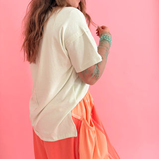 Coastline Oversized Tee - Mint