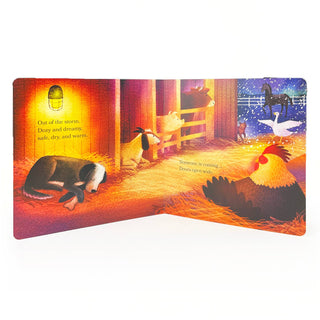 FINAL SALE Barn in Winter: Safe and Warm on the Farm Board Book