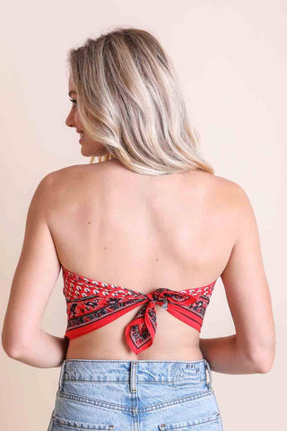 Red Bandana Scarf