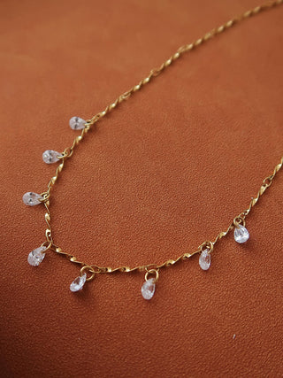 Evermore 18K Gold Teardrop Necklace