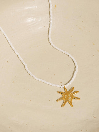 Sol Glow Beaded Necklace