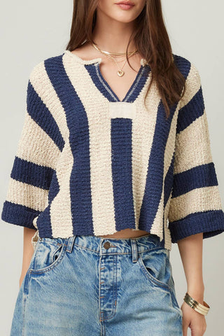 Helms Vertical Stripe Sweater