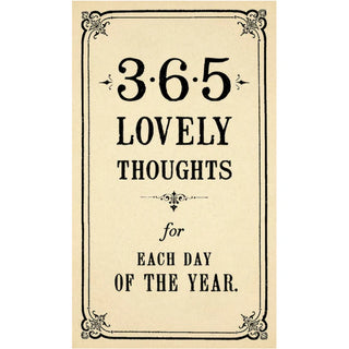 365 Thoughts For Each Day Of The Year Notepad