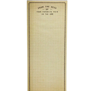 From The Desk Of Skinny Notepad