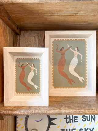 Mermaid Muse Framed Wall Art