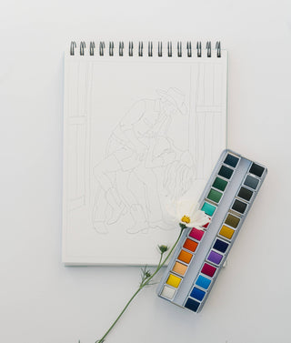 Country Life Watercoloring Book