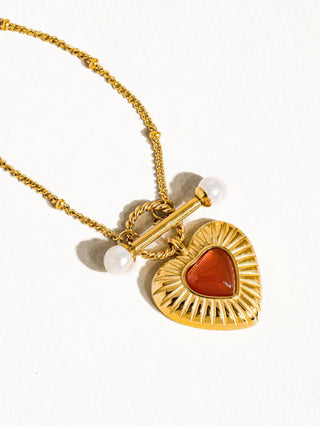 Anchored Heart Necklace