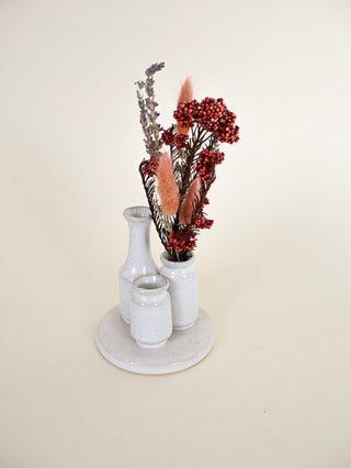 Mini Gathered Bud Vase Trio