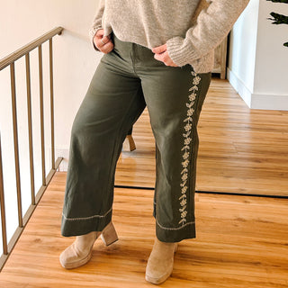 Greenley High-Rise Wide-Leg Pants