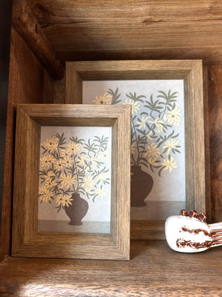 Blooming Vessel Framed Wall Art