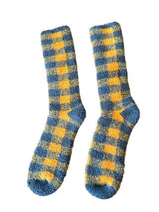 Orange and Gray Socks