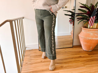 Greenley High-Rise Wide-Leg Pants