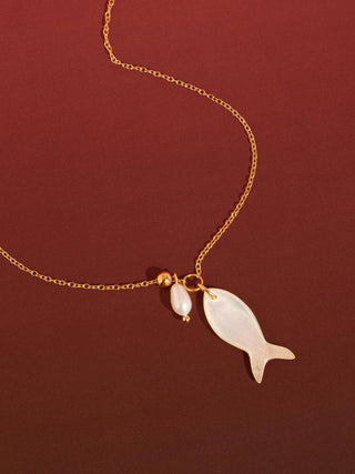 White Fish Necklace