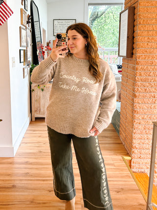 Greenley High-Rise Wide-Leg Pants