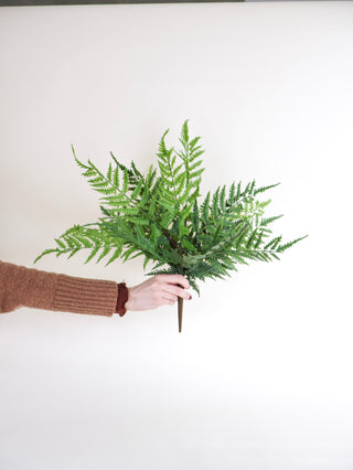 Faux Fern Stem 19"