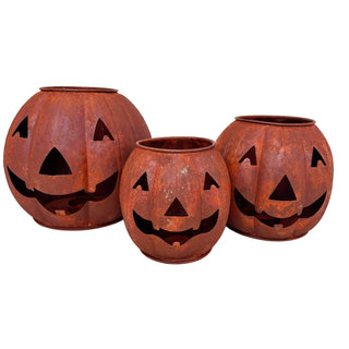 Rustic Jack-O-Lantern Luminary