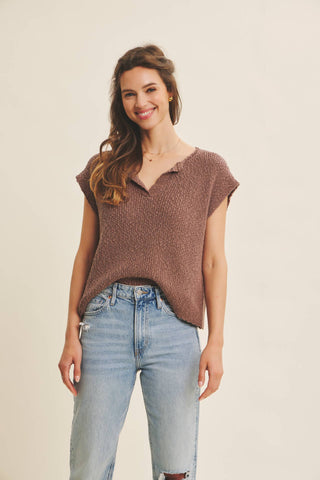 The Maren Short Sleeve Sweater