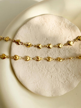 Evelin Petite Heart Chain Necklace