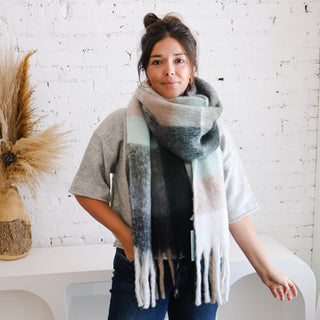 Oversized Scarf - Black