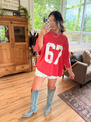 Red Jersey Tee
