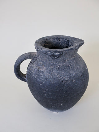 Organic Black Clay Pitcher