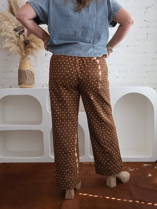 Cinnamon Polka Dot Pant
