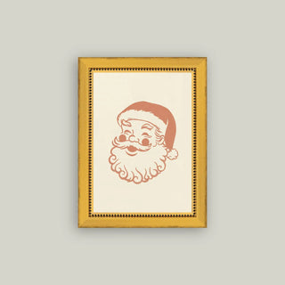 Plaid St. Nick Framed Wall Mini Art