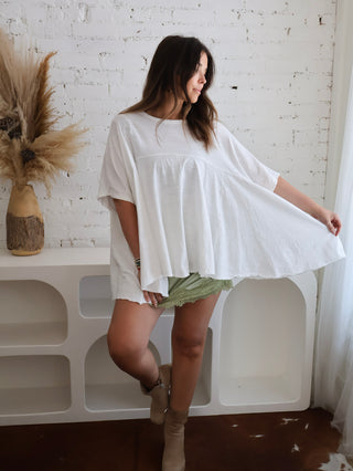 Willow Oversized Short Sleeve Tunic