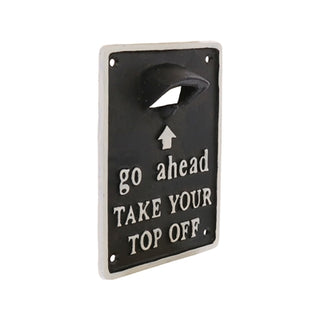 Take Your Top Off Bottle Opener