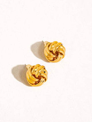 Woven Classic Stud Earrings