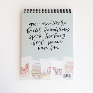 Country Life Watercoloring Book