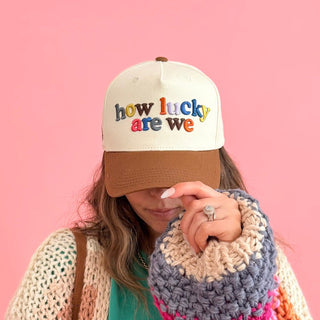 How Lucky Are We Trucker Hat