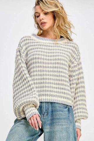 Lexington Striped Knit Sweater