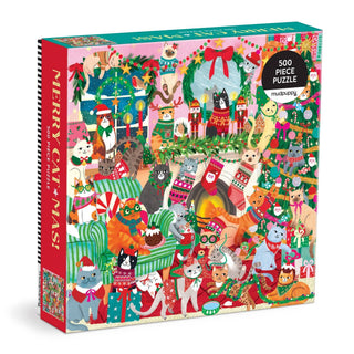 Merry Catmas! 500 Piece Family Puzzle