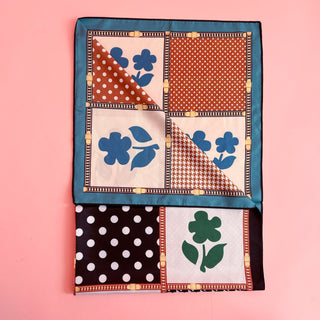 Lucky Reversible Silk Scarf
