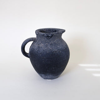 Organic Black Clay Pitcher