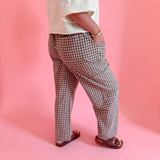 Gingham Cargo Pant
