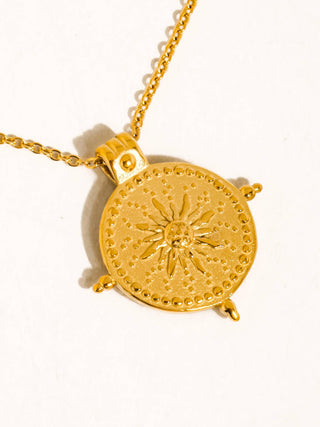 Berlin 18K Gold Medallion Necklace