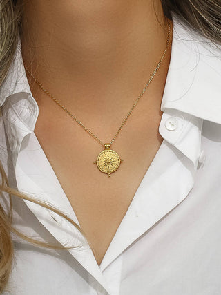 Berlin 18K Gold Medallion Necklace